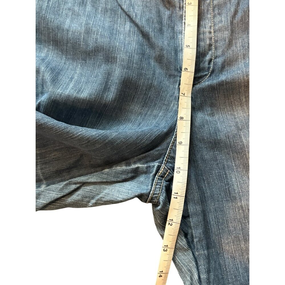 Eddie Bauer Women's Blue Denim Capri - Picture 5 of 7